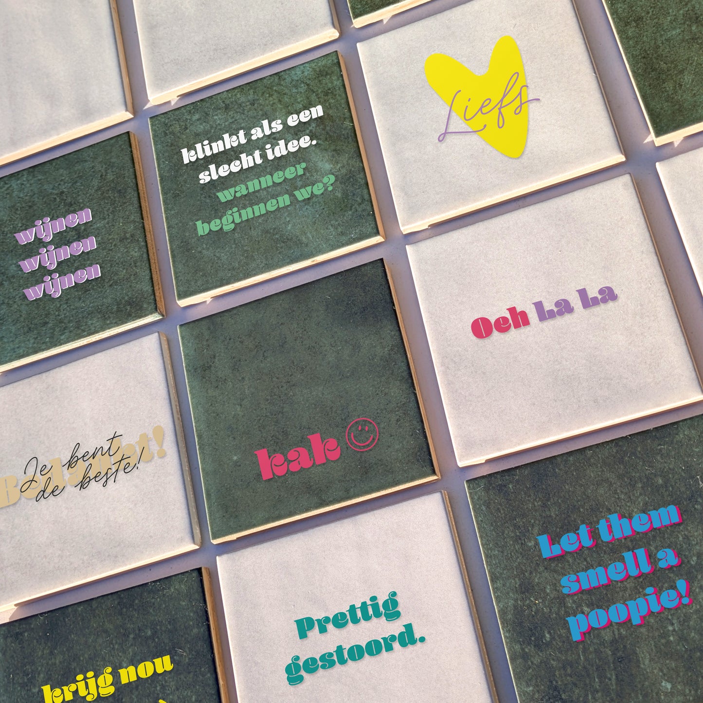 Persoonlijk Tegeltje met Huisillustratie – Uniek & Op Maat Gemaakt