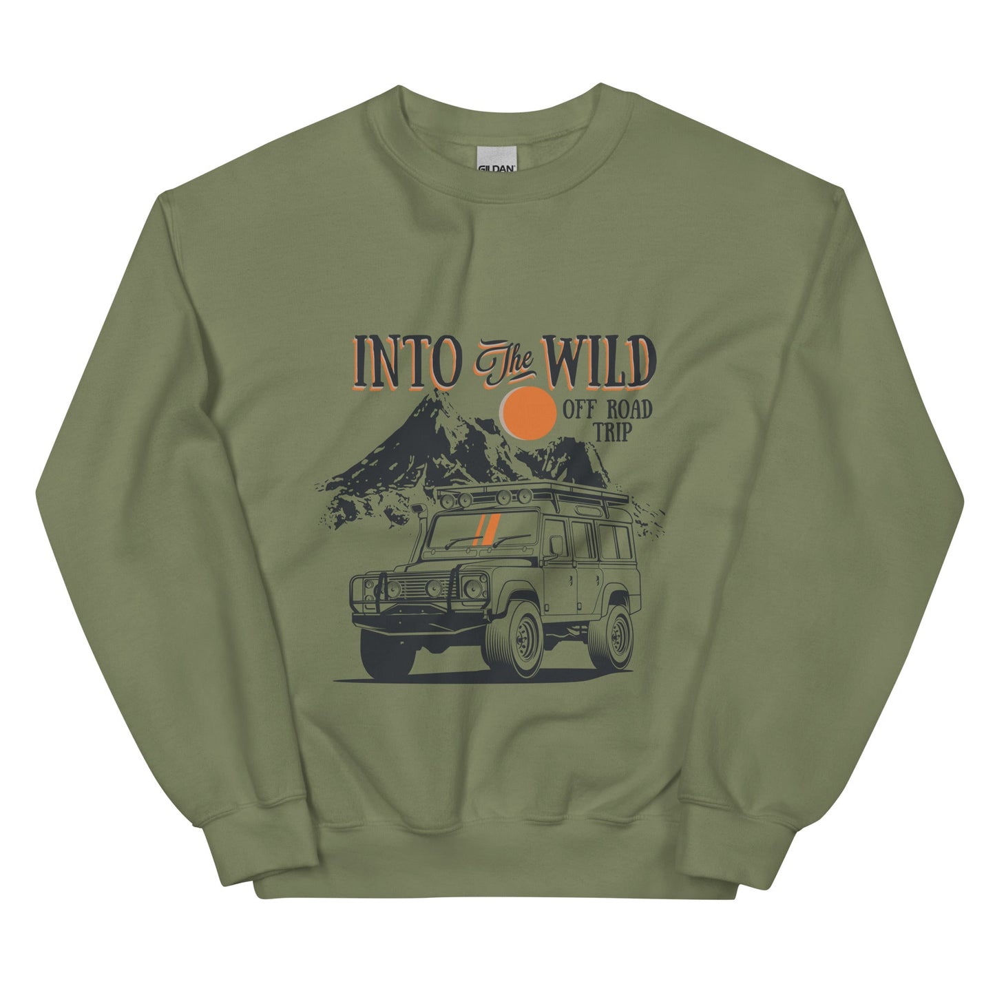 Into the Wild - Heren Sweatshirt (Print Voorzijde)
