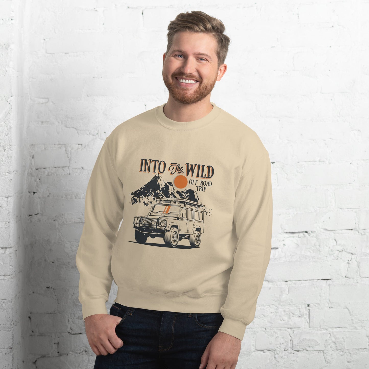 Into the Wild - Heren Sweatshirt (Print Voorzijde)