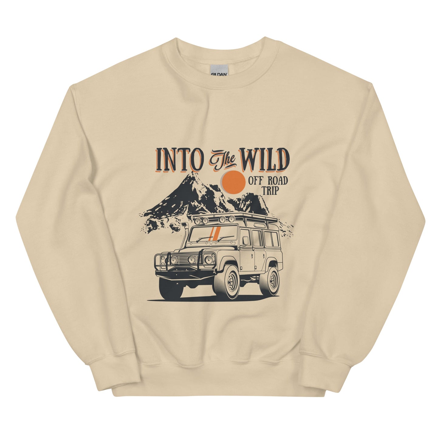 Into the Wild - Heren Sweatshirt (Print Voorzijde)