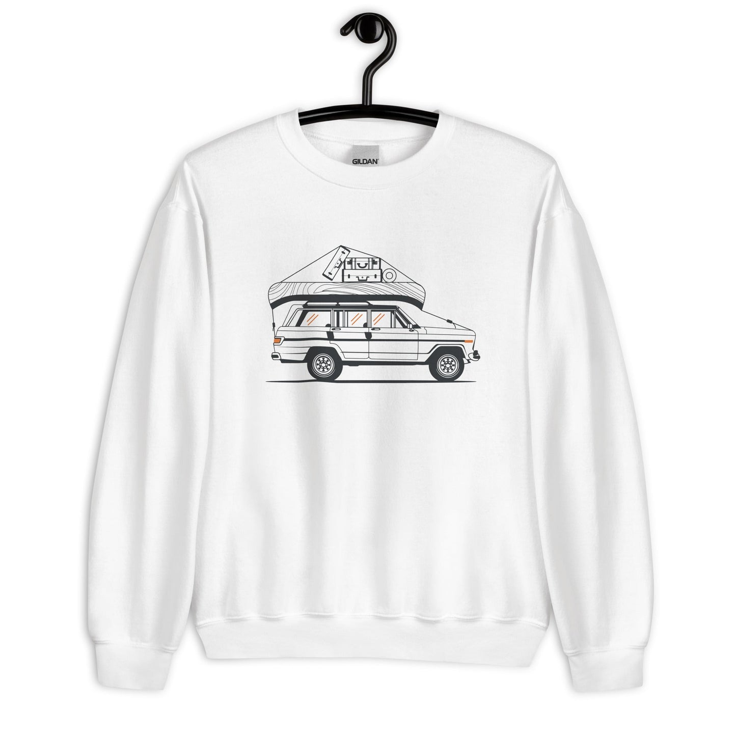 Into the Wild Car - Heren Sweatshirt (Print voor)