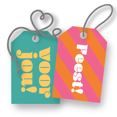 Gifttags - Set van 4