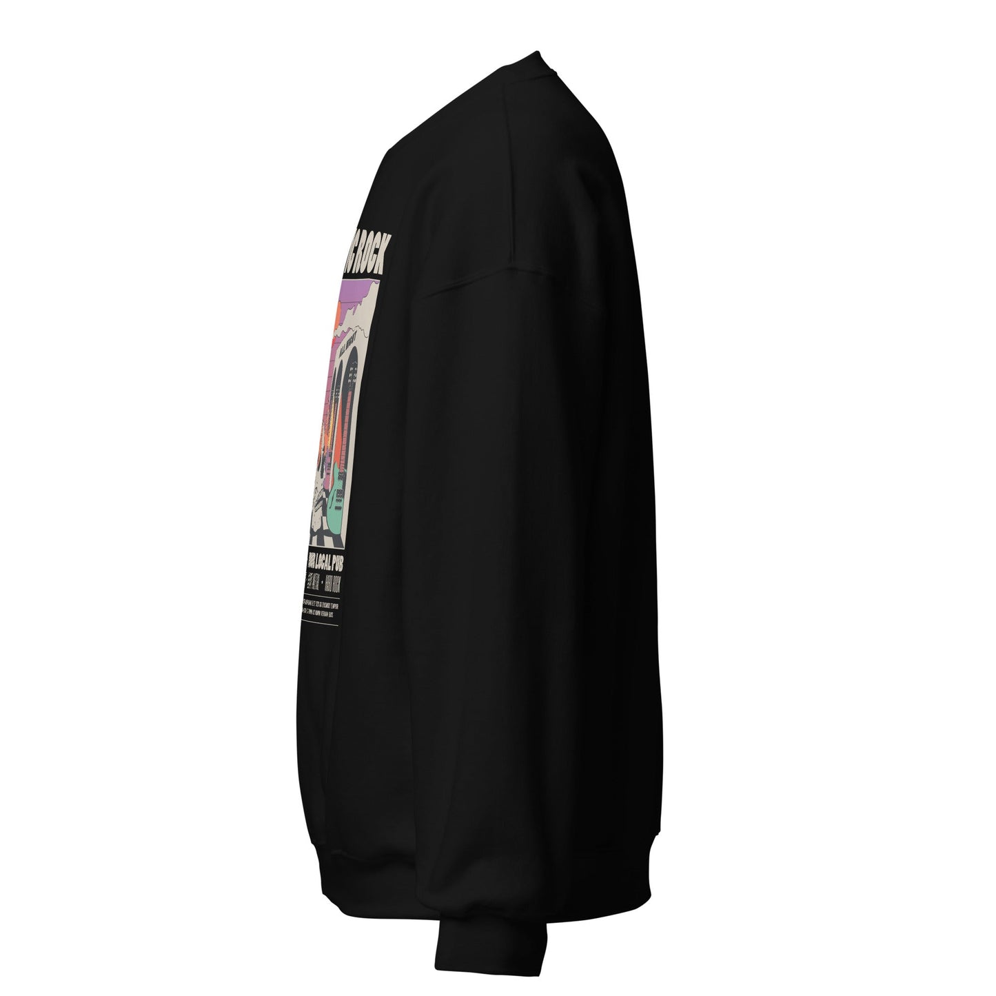 Mystic Rock - Heren Sweatshirt Donker (Print voor)