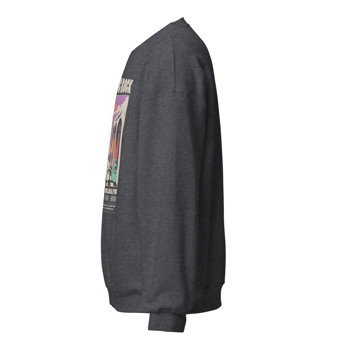 Mystic Rock - Heren Sweatshirt Donker (Print voor)