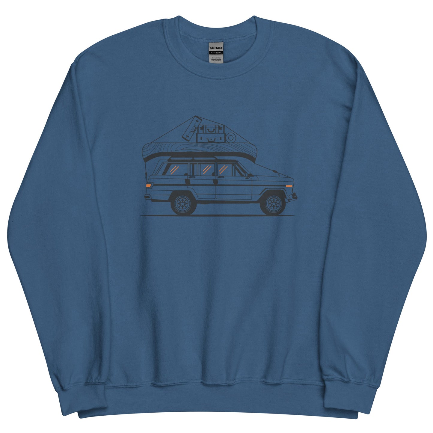 Into the Wild Car - Heren Sweatshirt (Print voor)