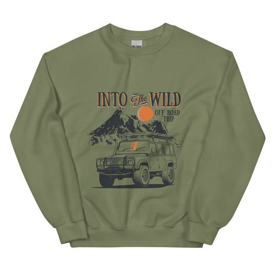 Into the Wild - Heren Sweatshirt (Print Voorzijde)