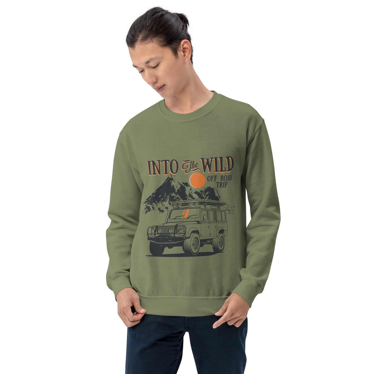 Into the Wild - Heren Sweatshirt (Print Voorzijde)