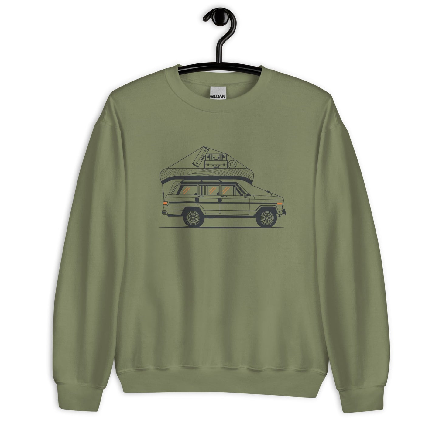 Into the Wild Car - Heren Sweatshirt (Print voor)