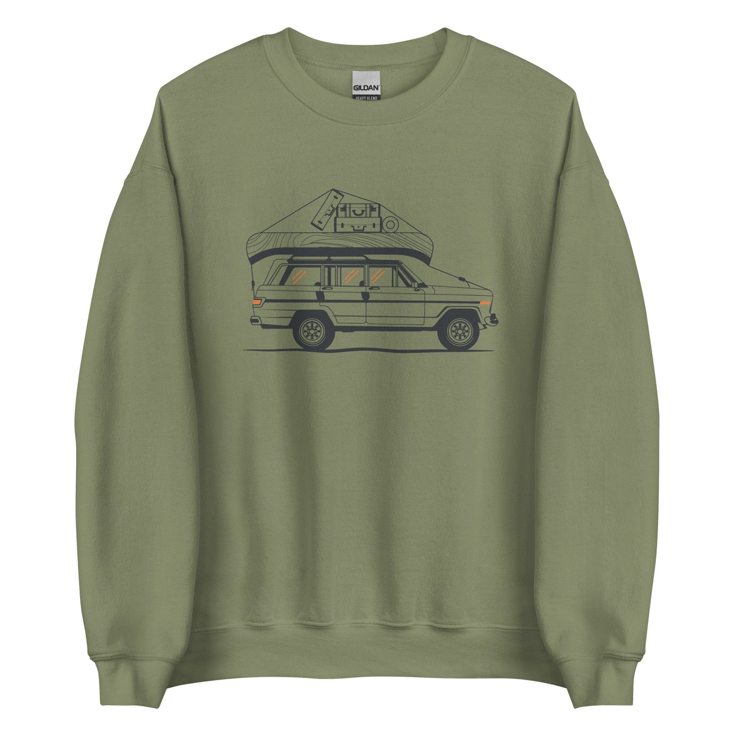 Into the Wild Car - Heren Sweatshirt (Print voor)