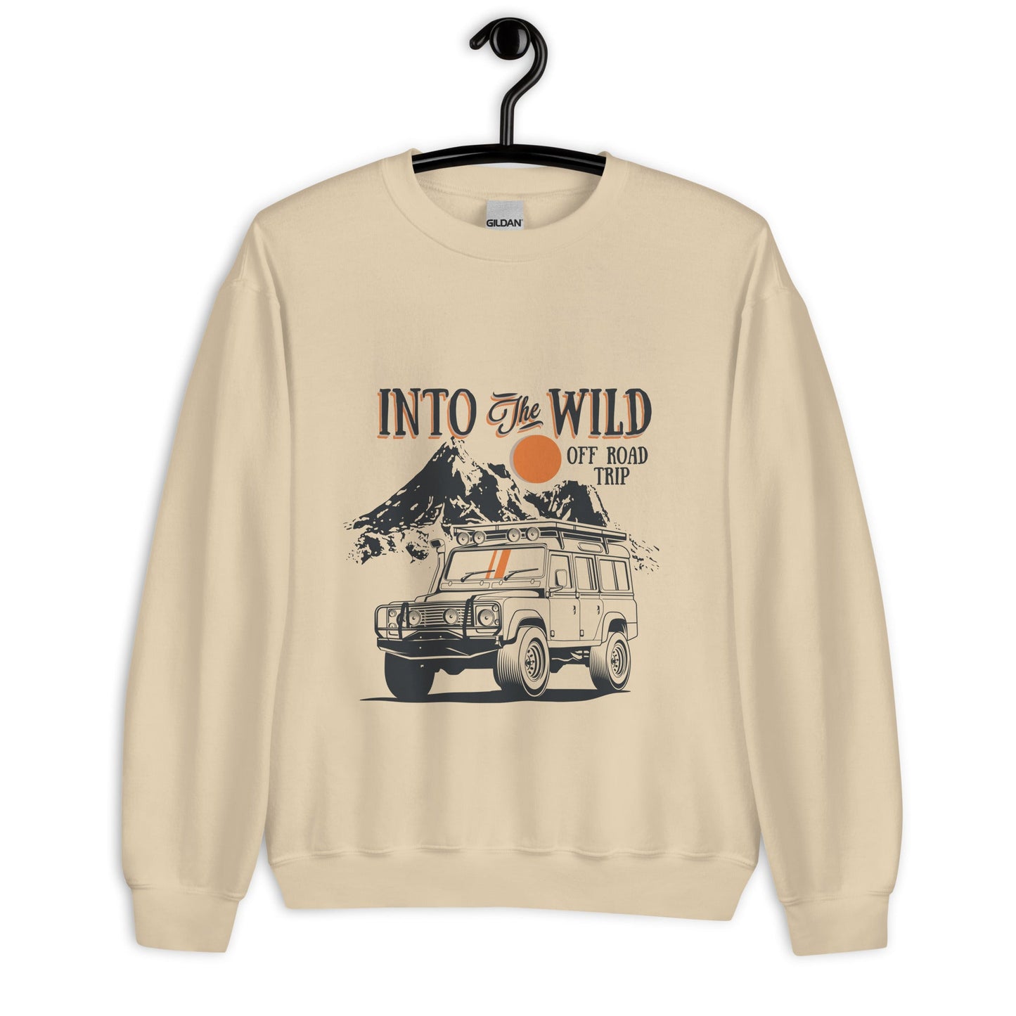 Into the Wild - Heren Sweatshirt (Print Voorzijde)