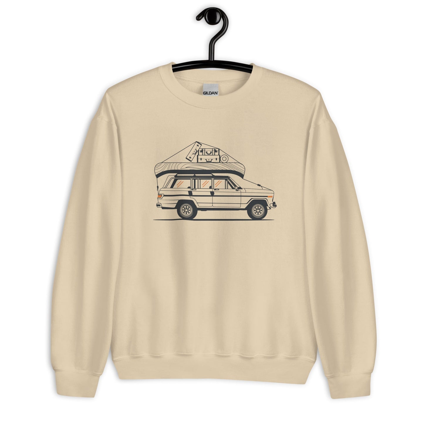 Into the Wild Car - Heren Sweatshirt (Print voor)