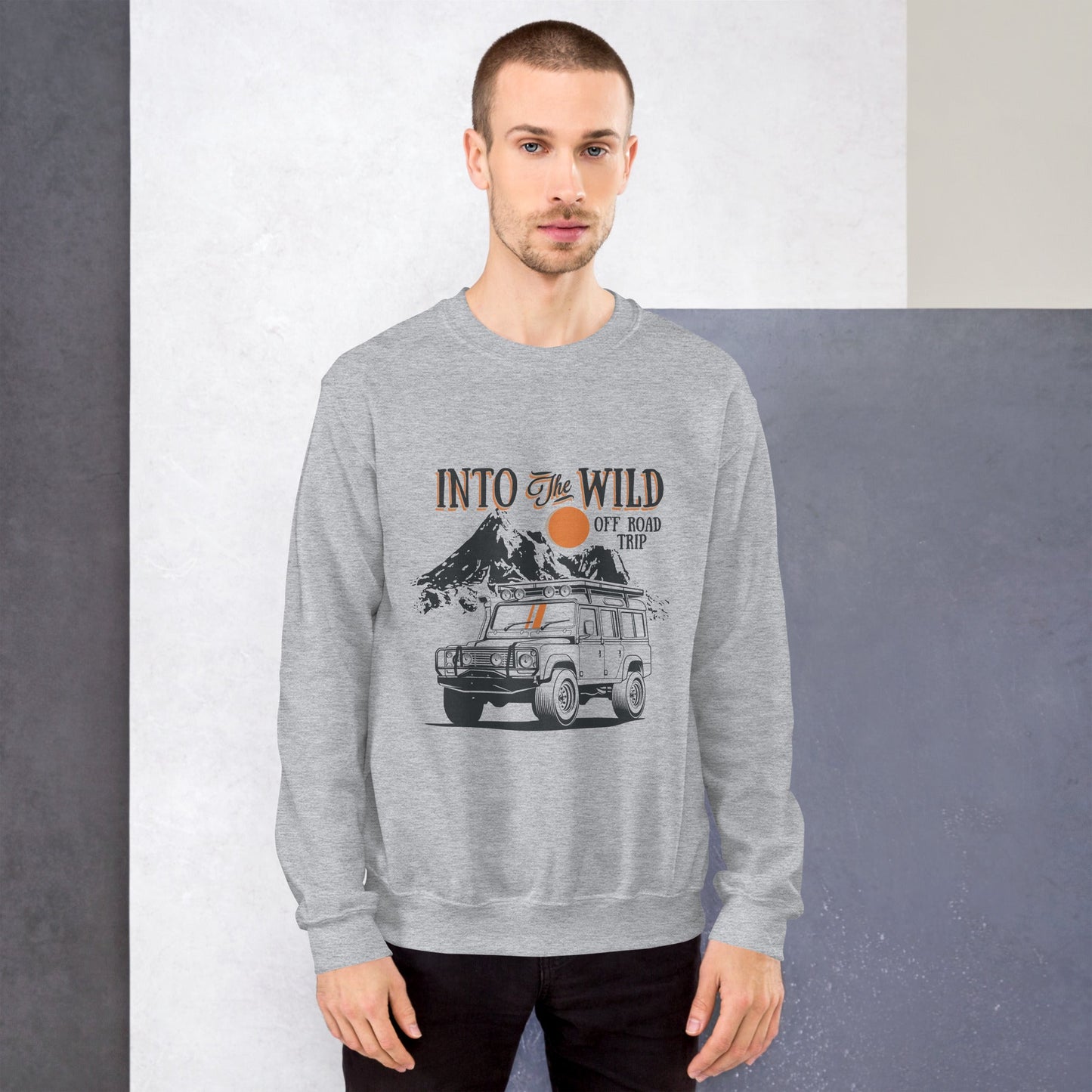 Into the Wild - Heren Sweatshirt (Print Voorzijde)