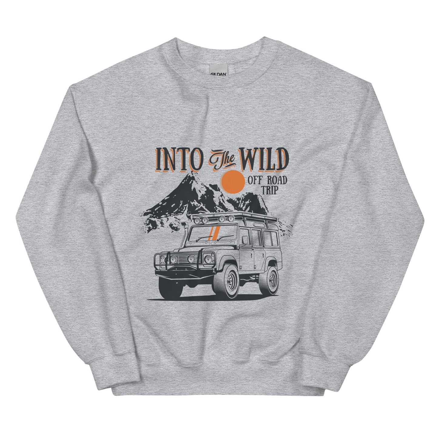 Into the Wild - Heren Sweatshirt (Print Voorzijde)
