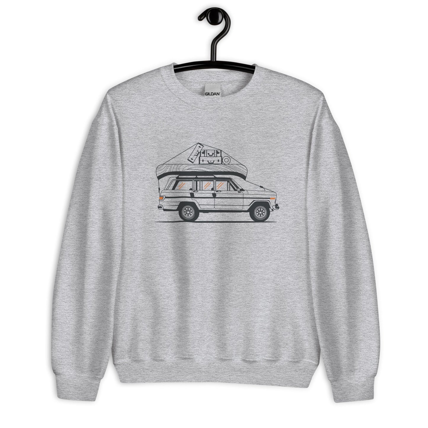 Into the Wild Car - Heren Sweatshirt (Print voor)