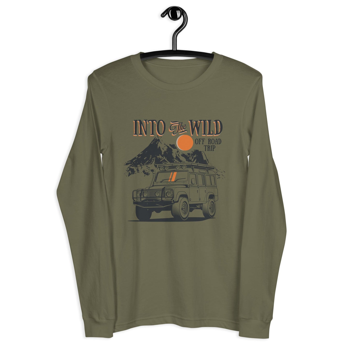 Into the Wild - Heren Long Sleeve T-shirt (Print Voorzijde)