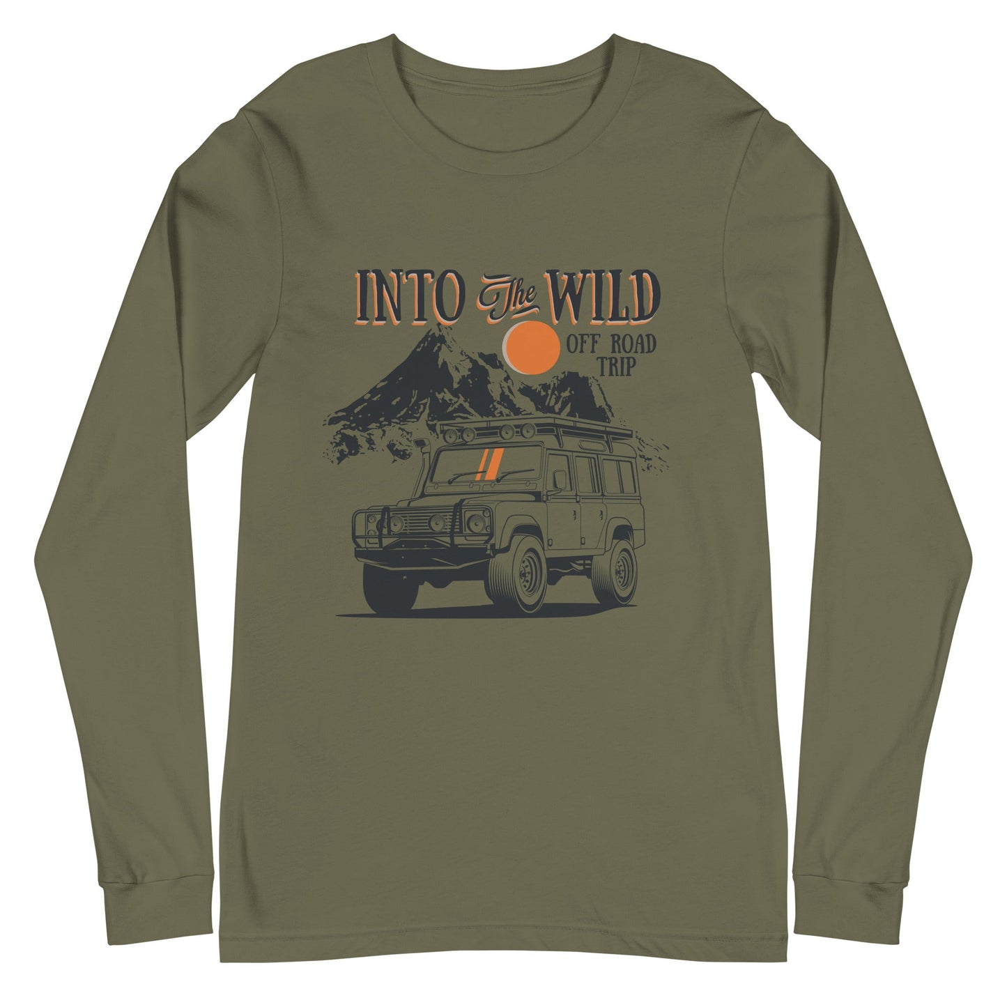 Into the Wild - Heren Long Sleeve T-shirt (Print Voorzijde)